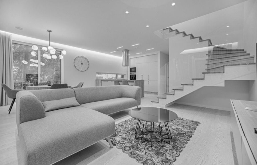 Interior of a first home